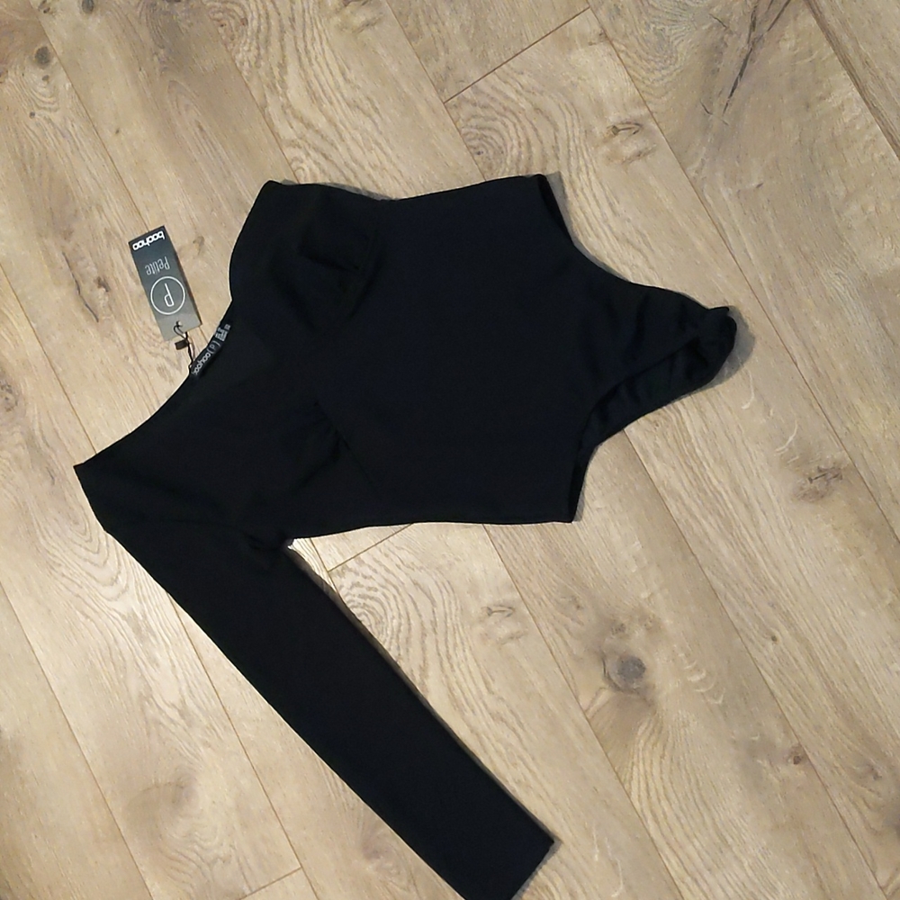 Boohoo One Sleeve Bodysuit